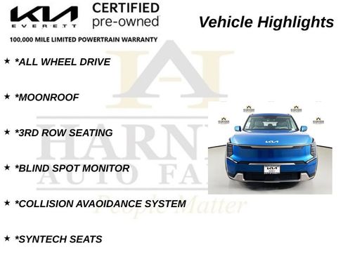 Certified 2024 Kia EV9 Wind AWD/4WD image 9