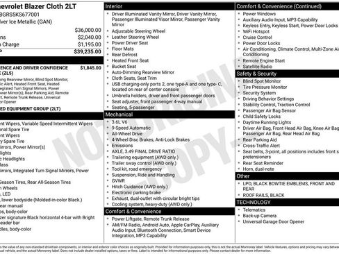 Used 2019 Chevrolet Blazer LT image 41