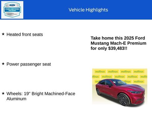 Used 2025 Ford Mustang Mach-E Premium AWD/4WD image 35