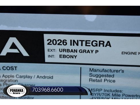 New 2026 Acura Integra Base image 34