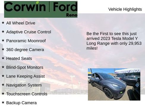 Used 2023 Tesla Model Y Long Range AWD/4WD image 4