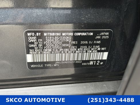 Used 2025 Mitsubishi Outlander SE FWD image 28