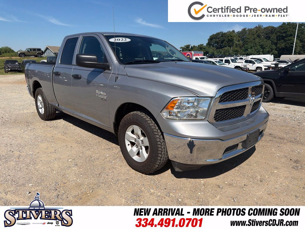 Used 2022 RAM 1500 Tradesman w/ Chrome Plus Package RWD image 1