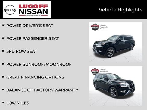 Certified 2024 Nissan Armada SL w/ Captain's Chairs Package RWD image 6
