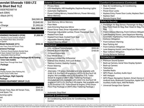 Used 2024 Chevrolet Silverado 1500 LTZ w/ LTZ Convenience Package II AWD/4WD image 12