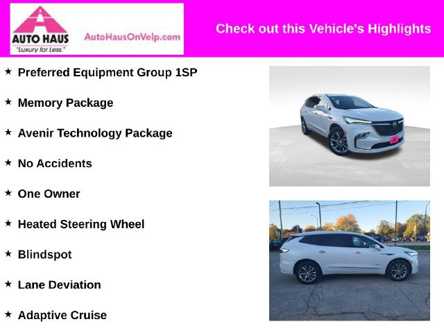 Used 2022 Buick Enclave Avenir AWD/4WD image 3