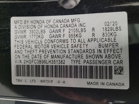 Used 2020 Honda Civic Touring image 33
