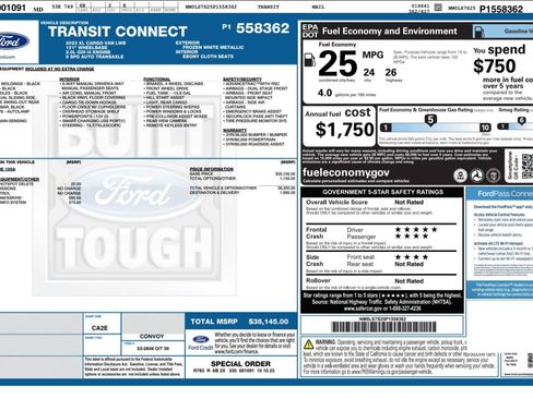 Used 2023 Ford Transit Connect XL FWD image 4
