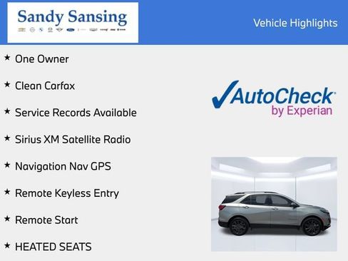Used 2024 Chevrolet Equinox RS w/ RS Leather Package FWD image 7