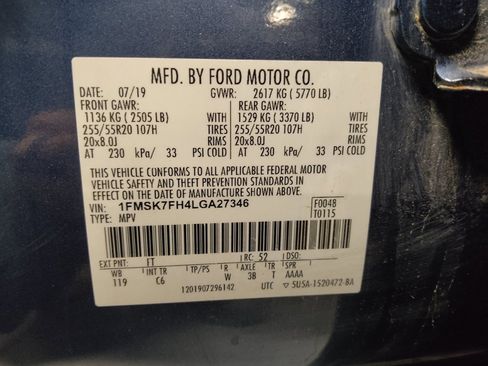 Used 2020 Ford Explorer Limited image 33