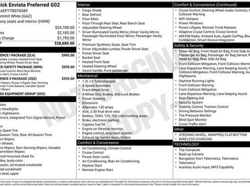 Used 2026 Buick Envista Preferred w/ Convenience I Package FWD image 6