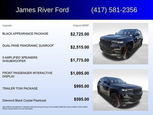 Used 2023 Jeep Grand Cherokee Limited w/ Black Appearance Package AWD/4WD image 5