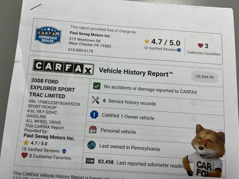 Used 2008 Ford Explorer Sport Trac Adrenalin image 43