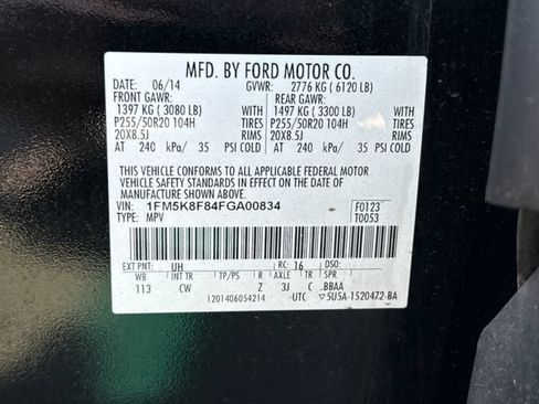 Used 2015 Ford Explorer Limited w/ Equipment Group 301A AWD/4WD image 21
