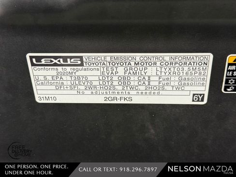 Used 2020 Lexus RX 350L FWD w/ Premium Package image 55