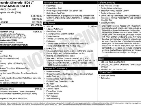 Certified 2018 Chevrolet Silverado 1500 LT w/ All Star Edition image 3