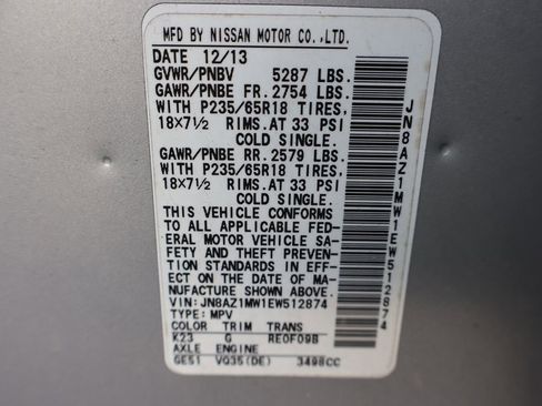 Used 2014 Nissan Murano SL w/ Navigation Package image 6