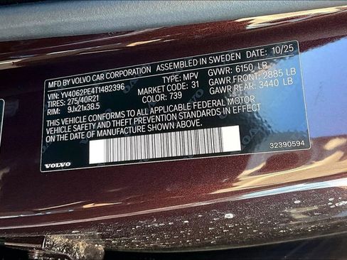 New 2026 Volvo XC90 B6 Plus w/ Protection Package Premier AWD/4WD image 8