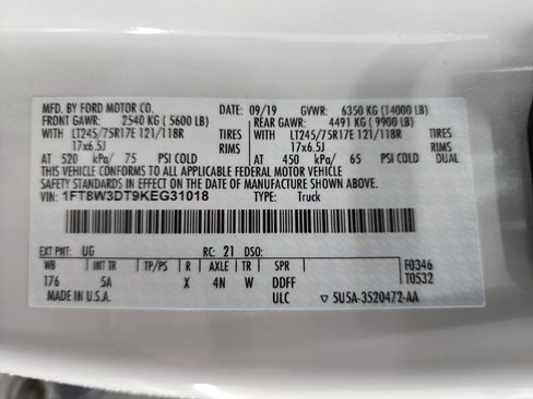 Used 2019 Ford F350 Lariat w/ Lariat Ultimate Package image 64