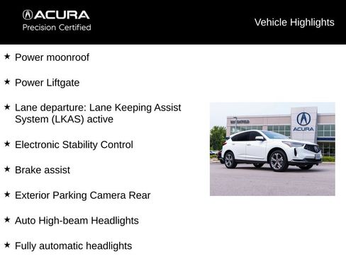 Certified 2025 Acura RDX SH-AWD w/ Technology Package image 13