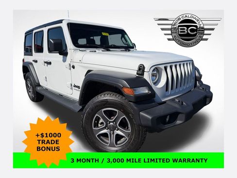 Used 2022 Jeep Wrangler Unlimited Sport w/ Technology Group image 1
