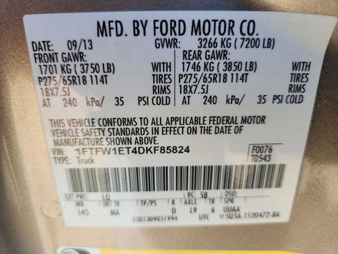 Used 2013 Ford F150 XLT w/ XLT Chrome Pkg image 29