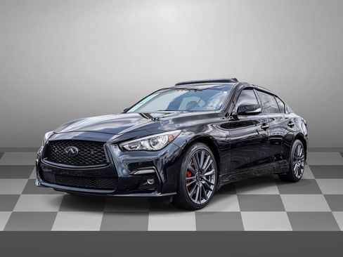 Used 2023 INFINITI Q50 Red Sport 400 w/ Black Opal Edition AWD/4WD image 3