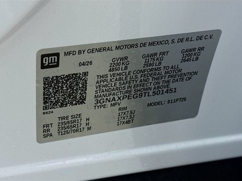 New 2026 Chevrolet Equinox LT w/ Convenience Package II AWD/4WD image 32