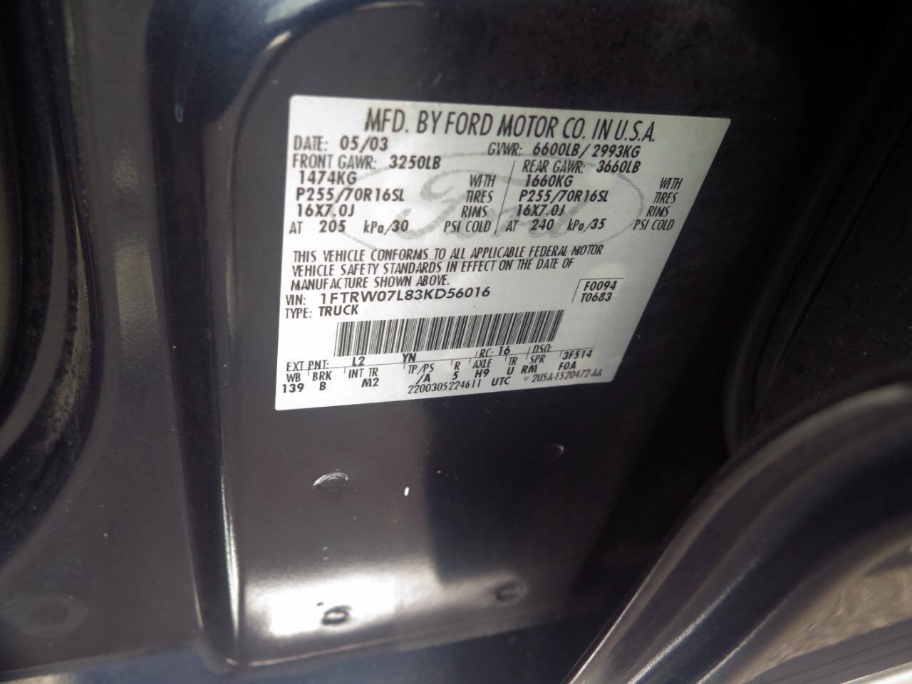 Used 2003 Ford F150 XLT RWD image 34