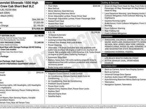 Used 2025 Chevrolet Silverado 1500 High Country w/ Midnight Edition image 3