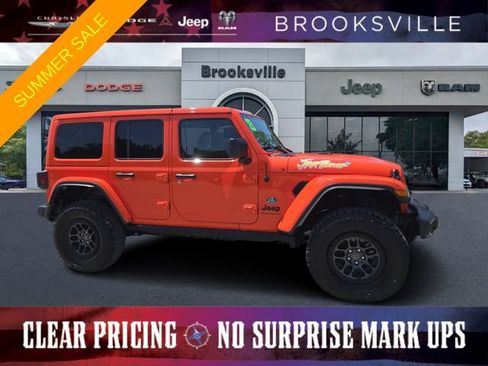 Certified 2023 Jeep Wrangler Unlimited Sport w/ Xtreme 35 Tire Package AWD/4WD image 1