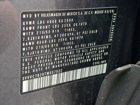 New 2026 Volkswagen Taos SE AWD/4WD image 11