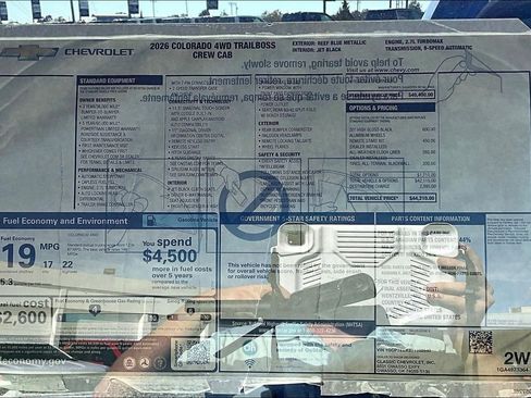 New 2026 Chevrolet Colorado Trail Boss image 14