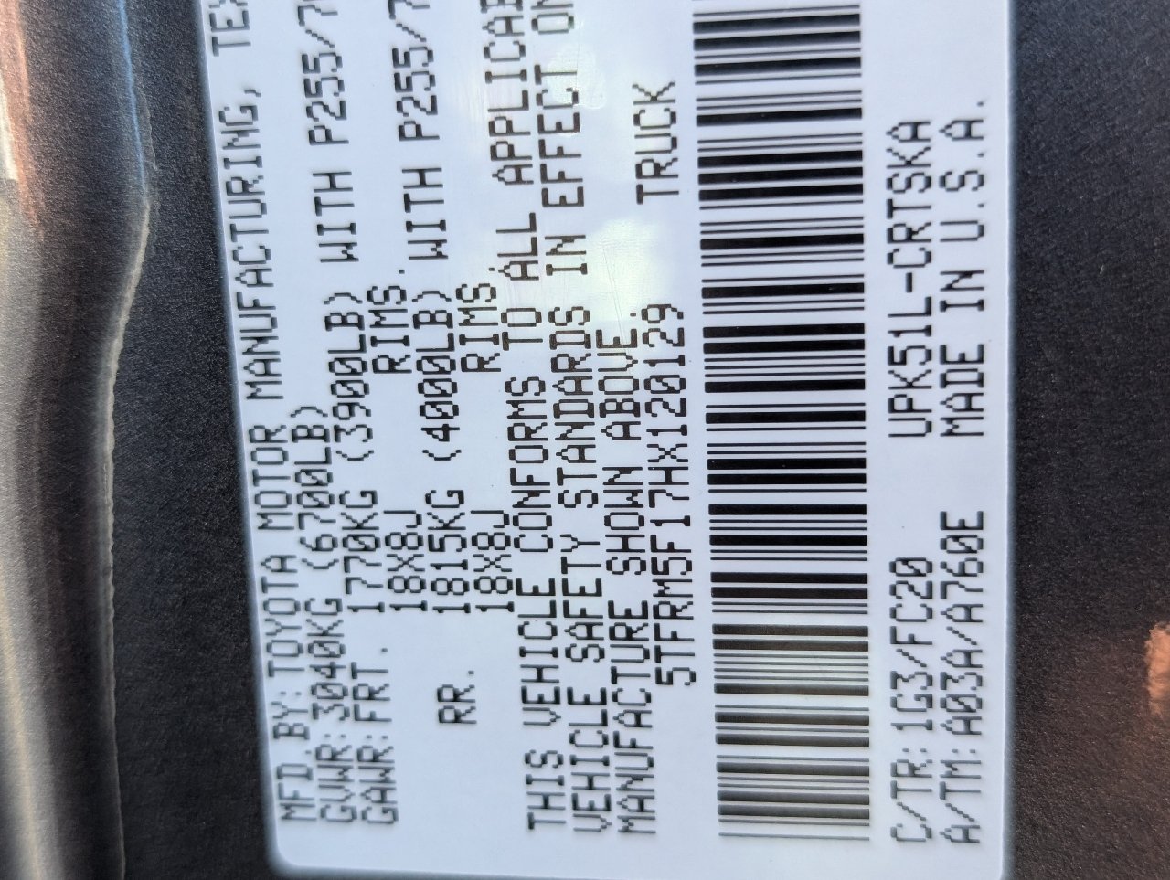 Used 2017 Toyota Tundra SR5 RWD image 21
