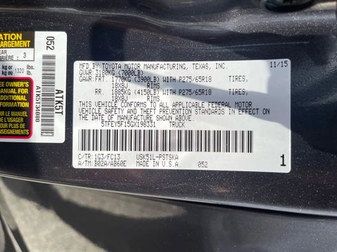 Used 2016 Toyota Tundra SR5 image 32