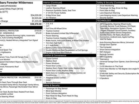 Used 2023 Subaru Forester Wilderness AWD/4WD image 44