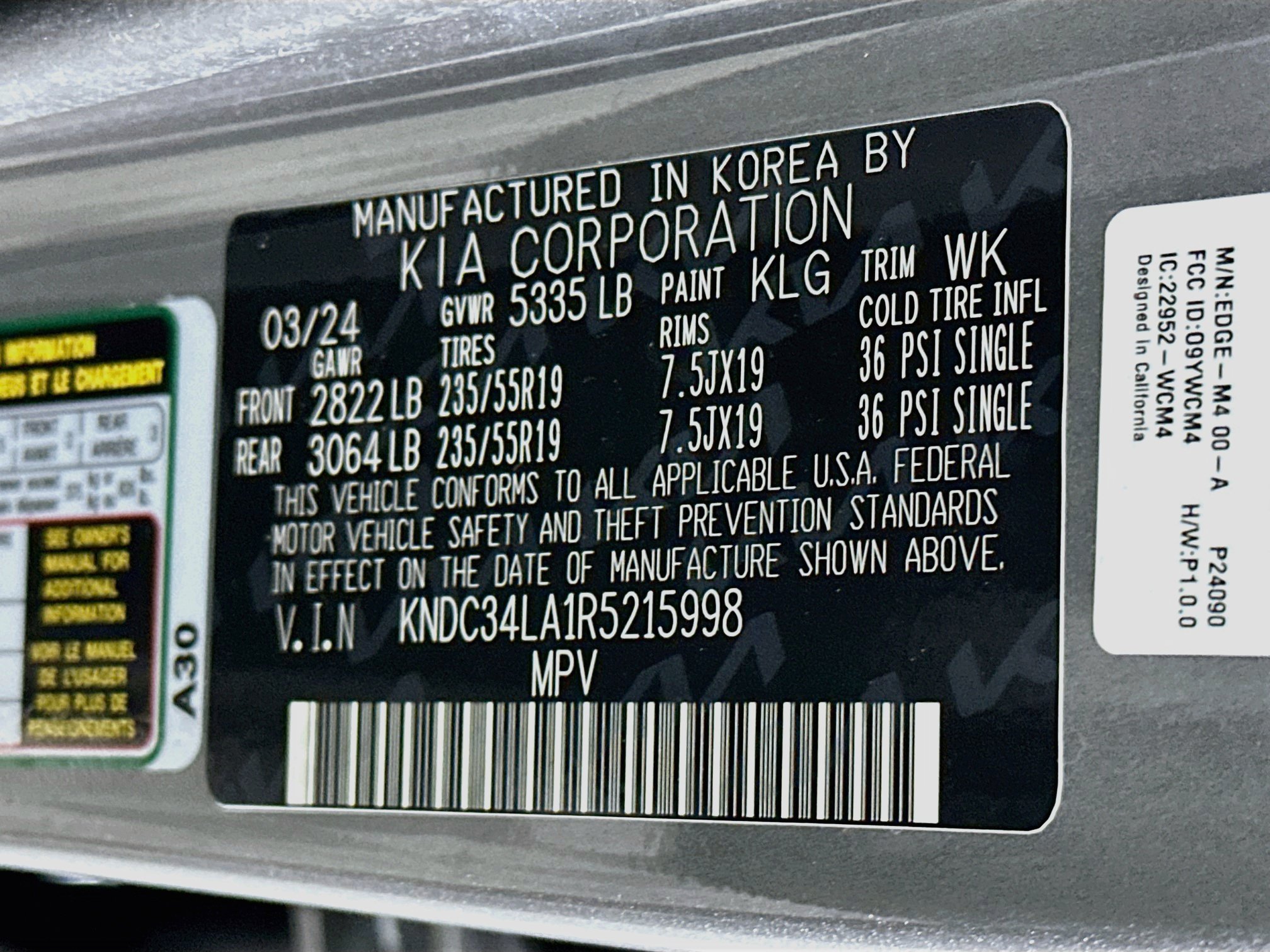 Used 2024 Kia EV6 Wind RWD image 12