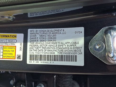 Used 2024 Honda Accord EX image 28