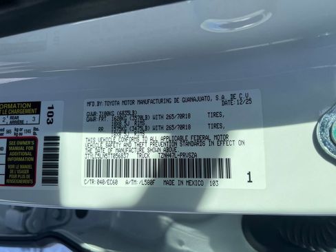 New 2026 Toyota Tacoma Trailhunter image 29