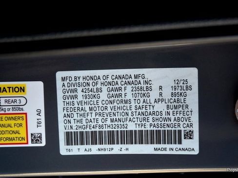 New 2026 Honda Civic Sport Touring image 18