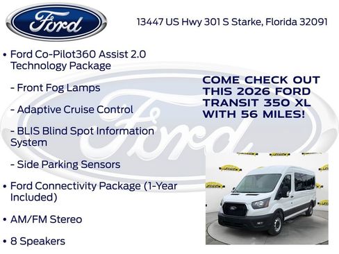 New 2026 Ford Transit 350 XL image 15
