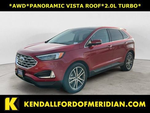 Certified 2022 Ford Edge Titanium w/ Equipment Group 301A AWD/4WD image 1