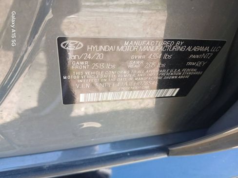 Used 2020 Hyundai Sonata SEL w/ Convenience Package FWD image 10