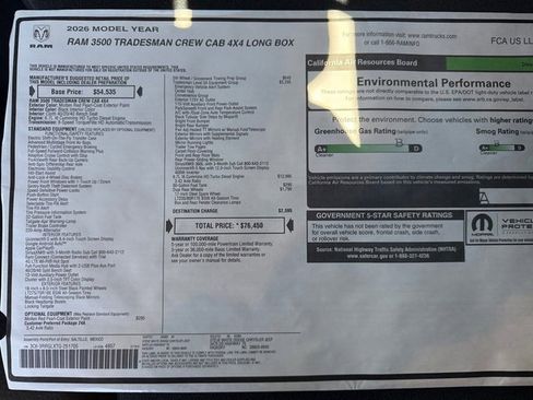 New 2026 RAM 3500 Tradesman image 28