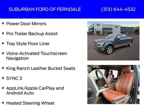 Used 2019 Ford F150 King Ranch w/ Trailer Tow Package AWD/4WD image 21