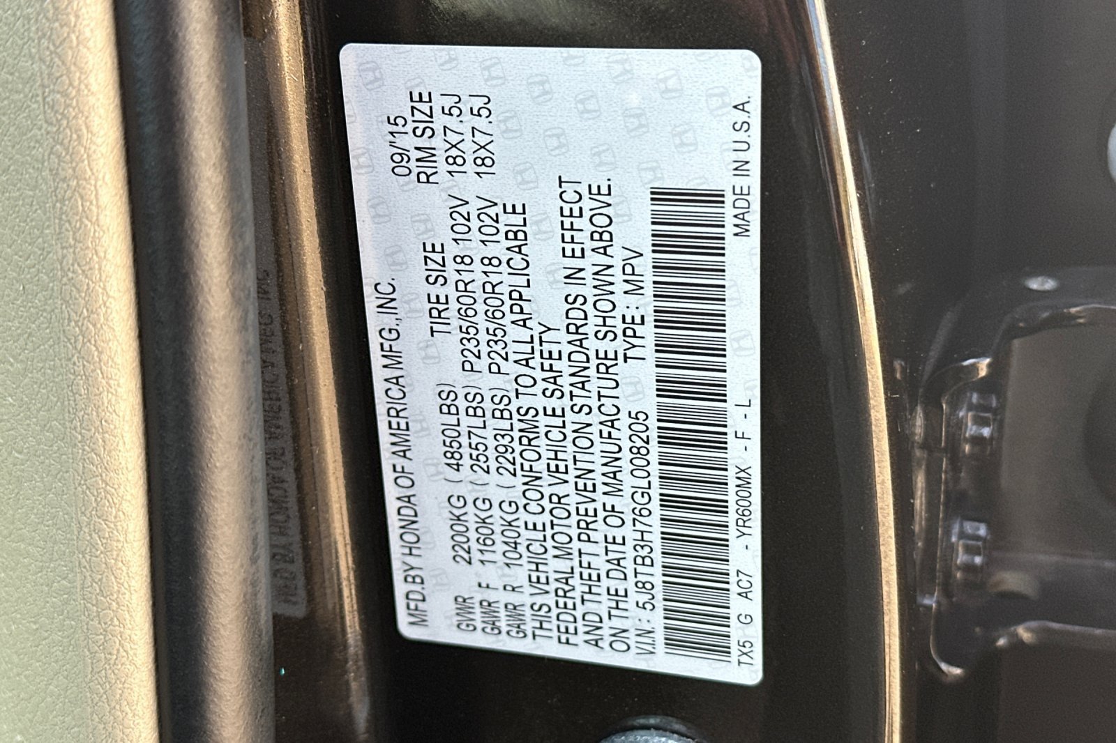 Used 2016 Acura RDX w/ Advance Package FWD image 32