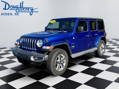 Used 2018 Jeep Wrangler Unlimited Sahara AWD/4WD image 1