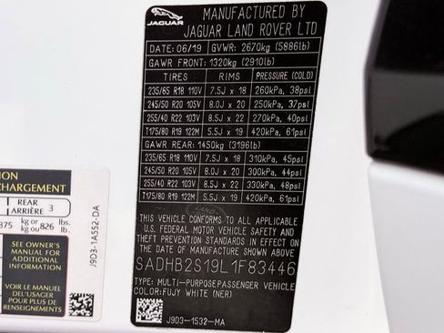 Used 2020 Jaguar I-PACE S image 77