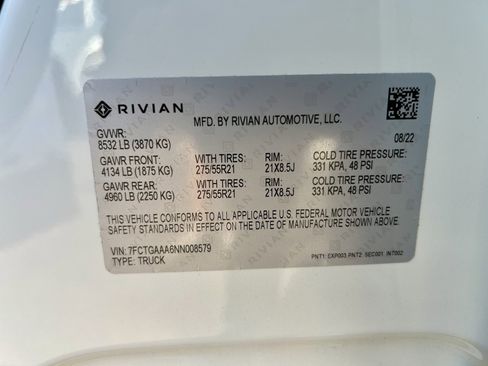 Used 2022 Rivian R1T Adventure image 25