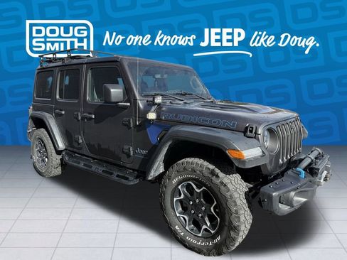 Used 2023 Jeep Wrangler Unlimited Rubicon 4xe w/ Safety Group image 4